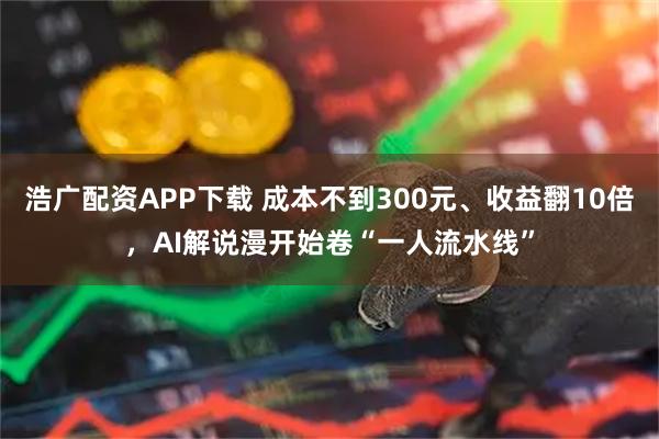 浩广配资APP下载 成本不到300元、收益翻10倍，AI解说漫开始卷“一人流水线”