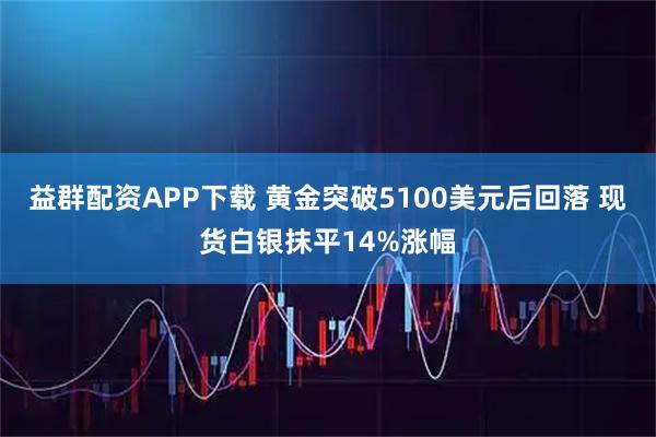 益群配资APP下载 黄金突破5100美元后回落 现货白银抹平14%涨幅